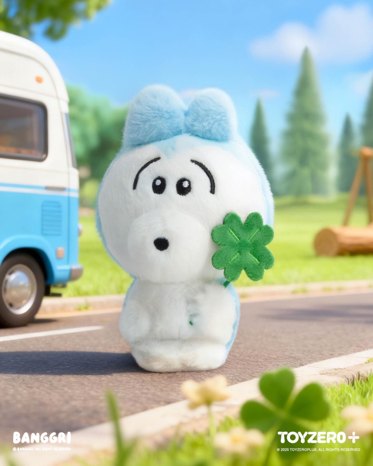 BANGGRI Generic Series - Lucky Clover Plush Keychain (Blind Box)