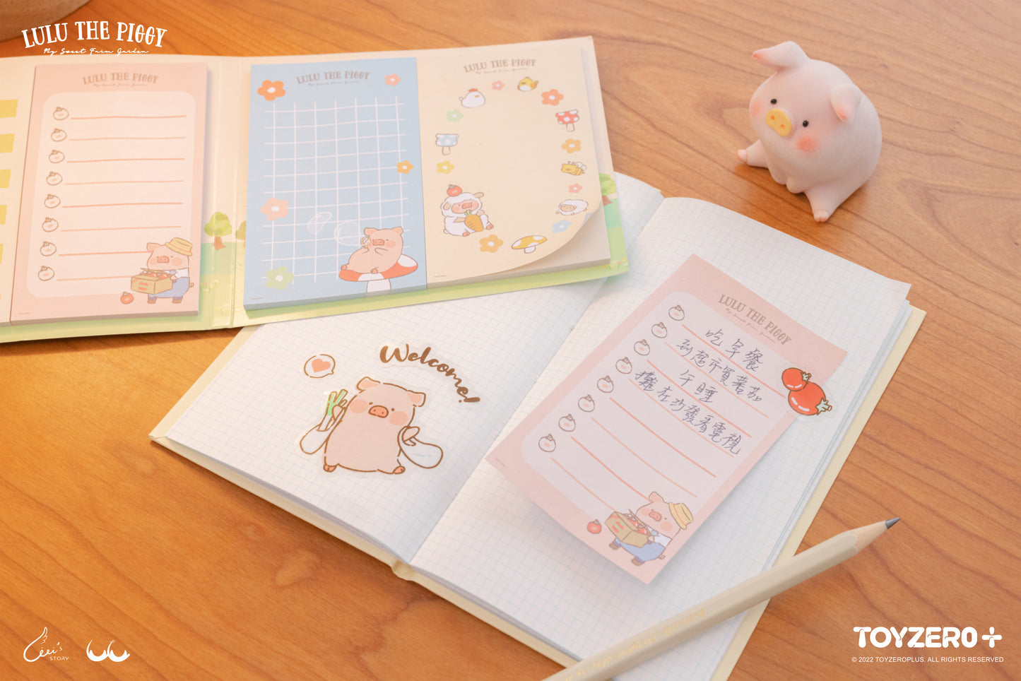 LuLu The Piggy Farmer - Memo Pack