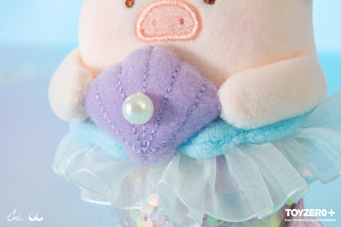 LULU THE PIGGY OCEAN - MERMAID LULU PLUSH KEYCHAIN