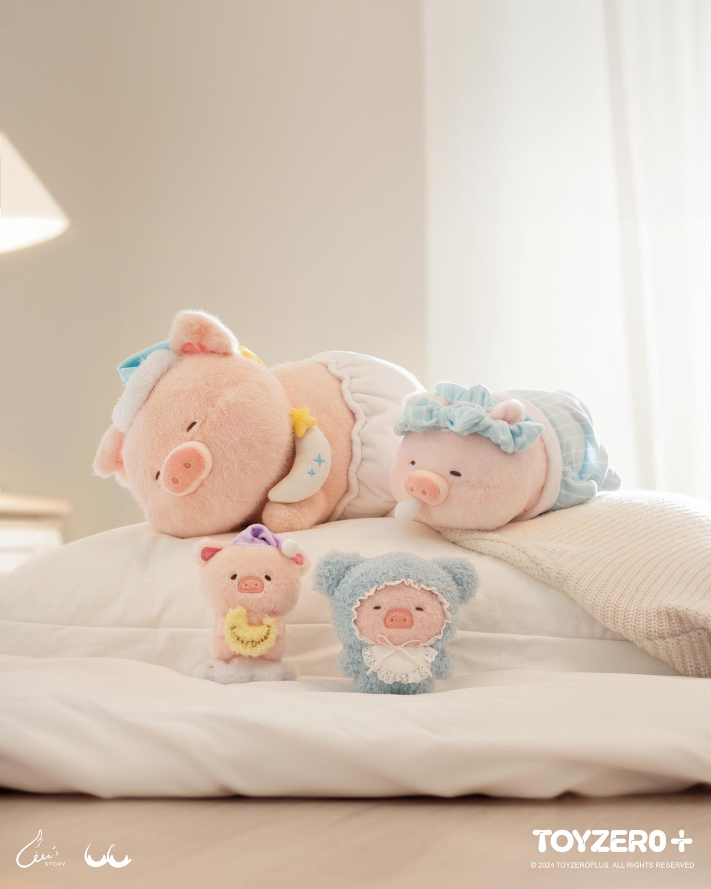 LULU THE PIGGY SWEET DREAM - WISH U GOOD DREAM PLUSH TOY