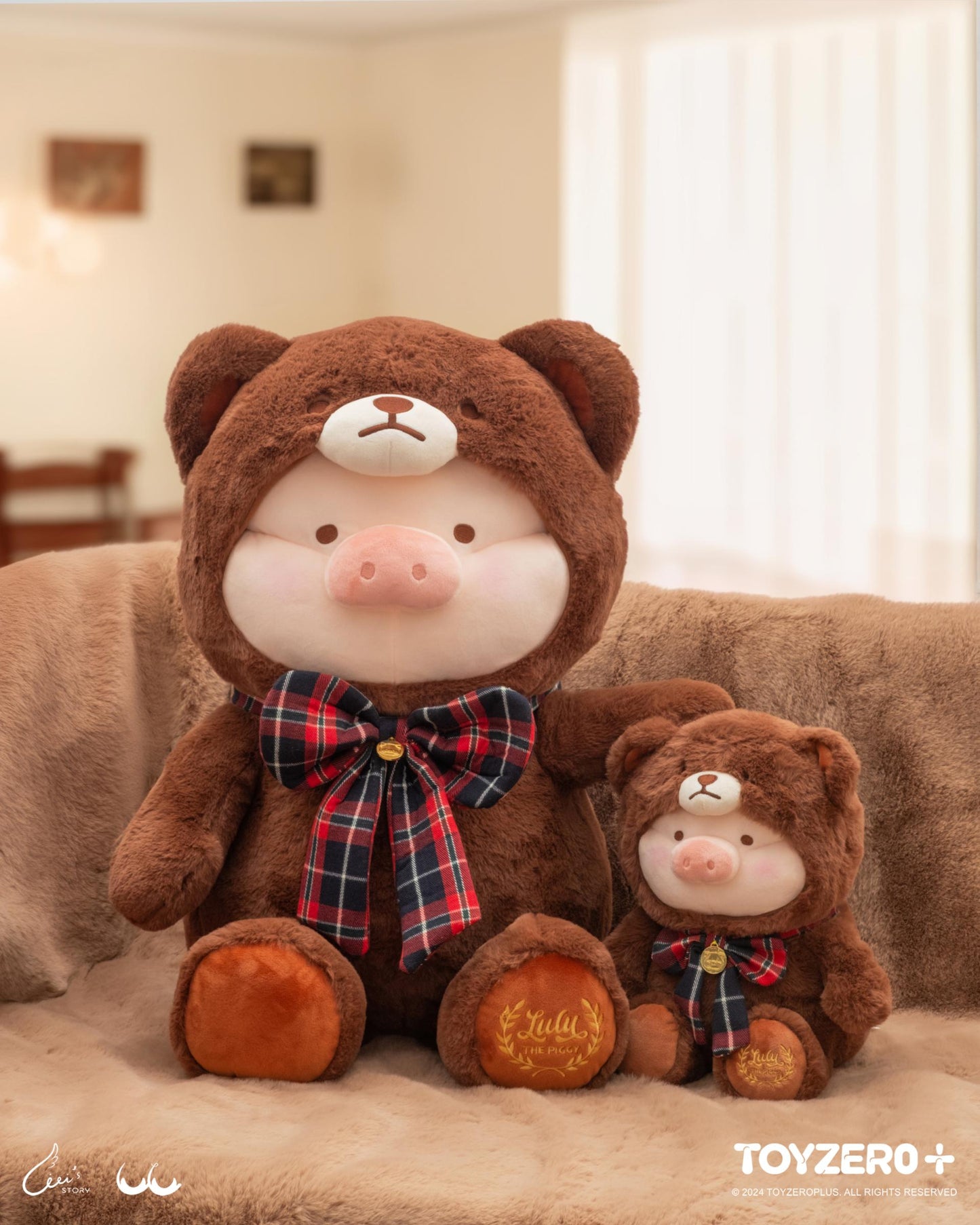 LULU THE PIGGU - 25cm TEDDY LULU PLUSH