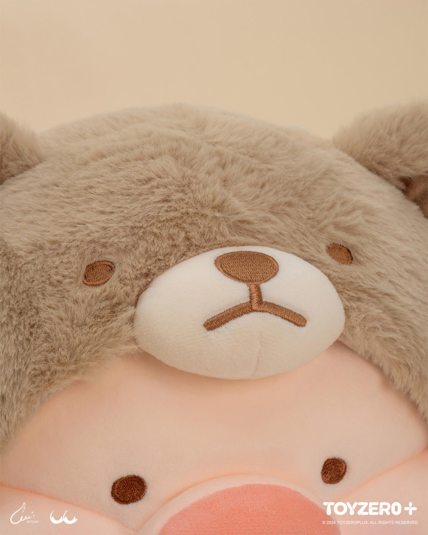 LULU THE PIGGY - 40CM TEDDY LULU PLUSH (Khaki)