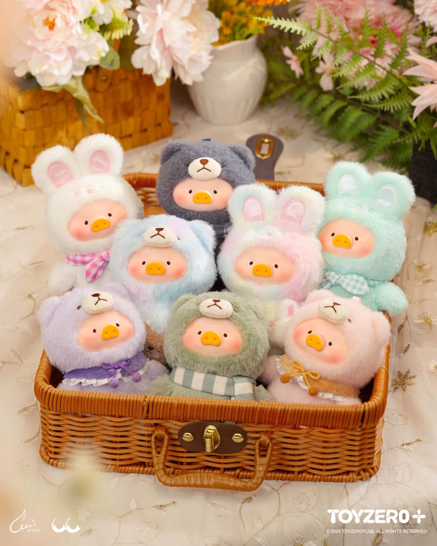 LULU THE PIGGY – JOYFUL TIME SERIES PVC PLUSH KEYCHAIN BLINDBOX