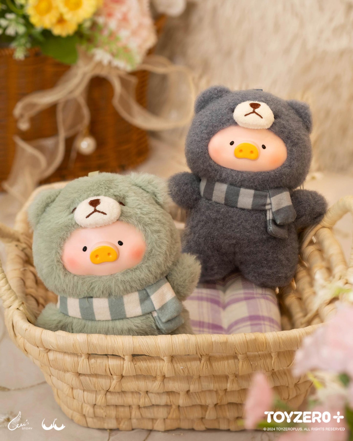 LULU THE PIGGY – JOYFUL TIME SERIES PVC PLUSH KEYCHAIN BLINDBOX