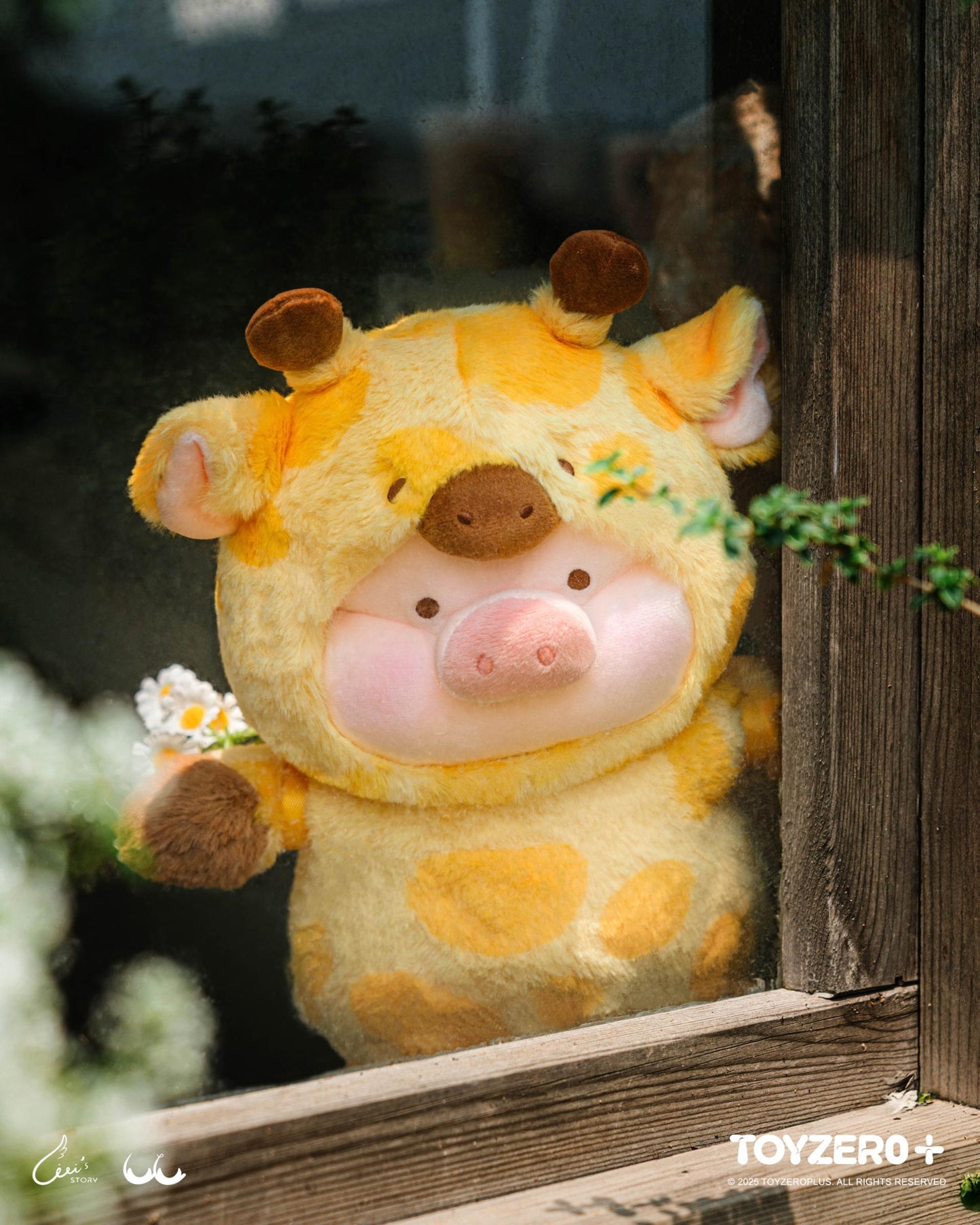 LULU THE PIGGY ANIMAL PARTY - CHEERFUL GIRAFFE LU PLUSH