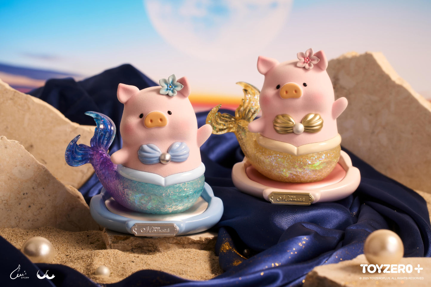 LULU THE PIGGY - XL MERMAID (AZURE)