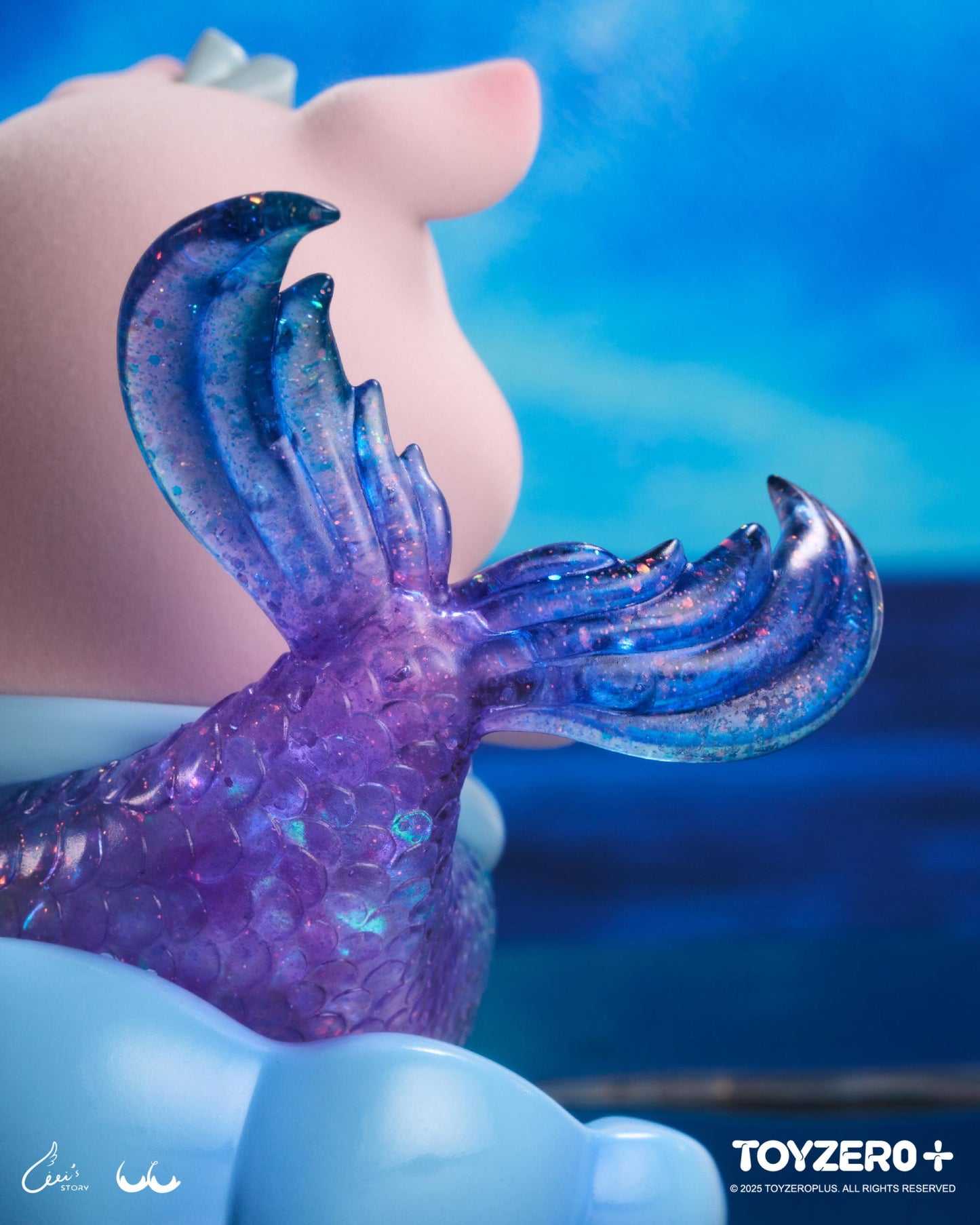 LULU THE PIGGY - XL MERMAID (AZURE)