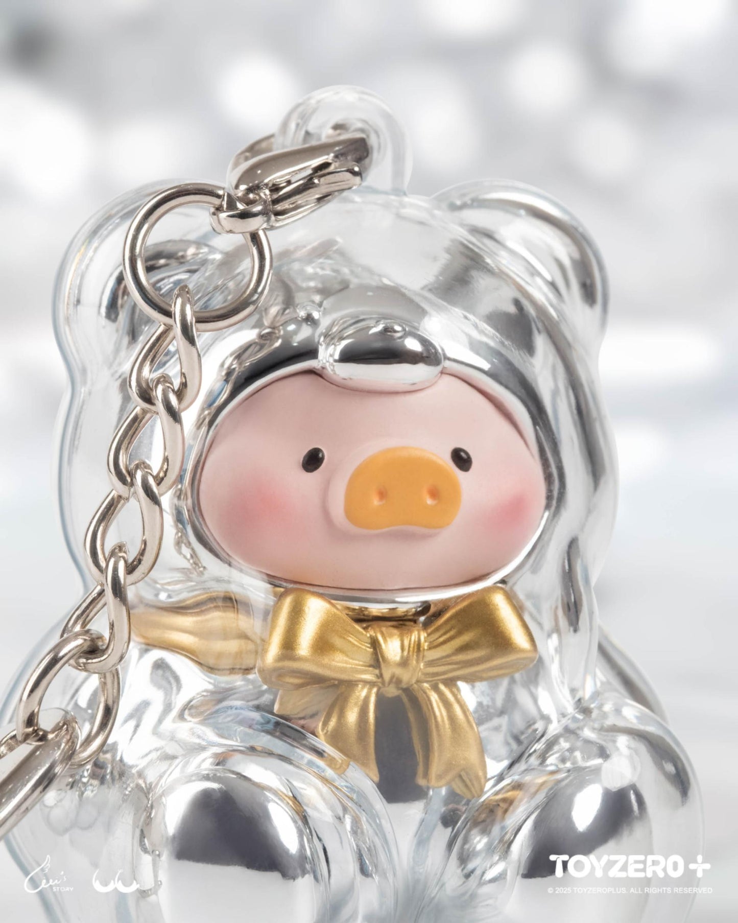 LuLu the Piggy - Teddy Mini Keychain Case