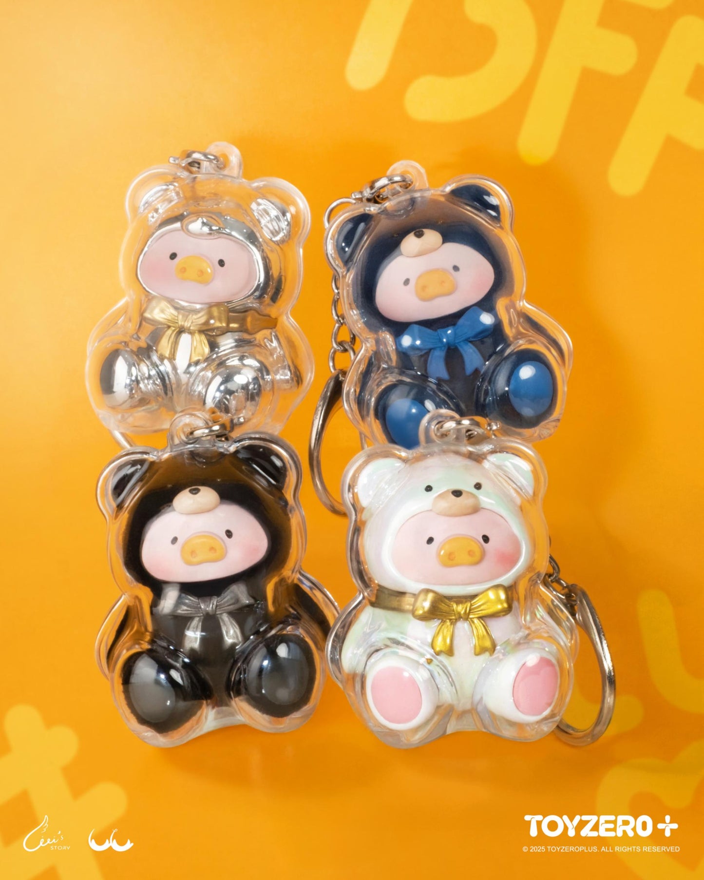 LuLu the Piggy - Teddy Mini Keychain Case