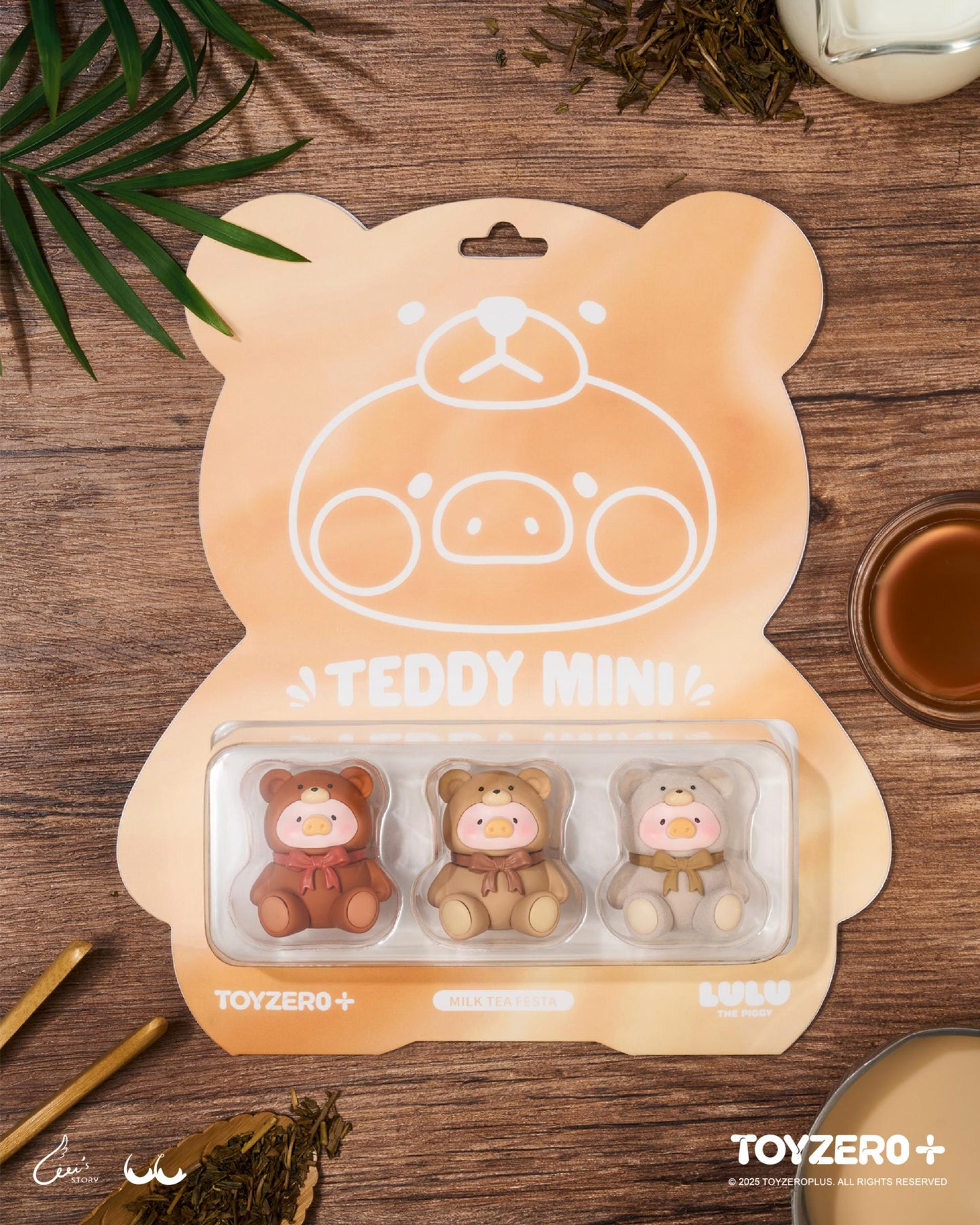 LuLu the Piggy - Teddy MINI Limited Edition (Milk Tea Festa)