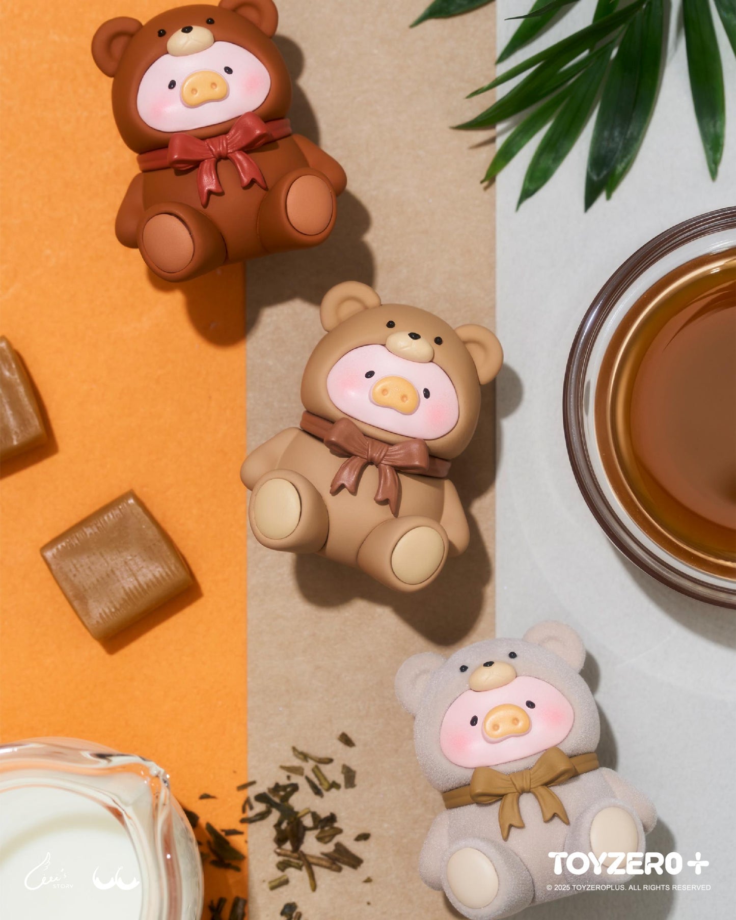 LuLu the Piggy - Teddy MINI Limited Edition (Milk Tea Festa)