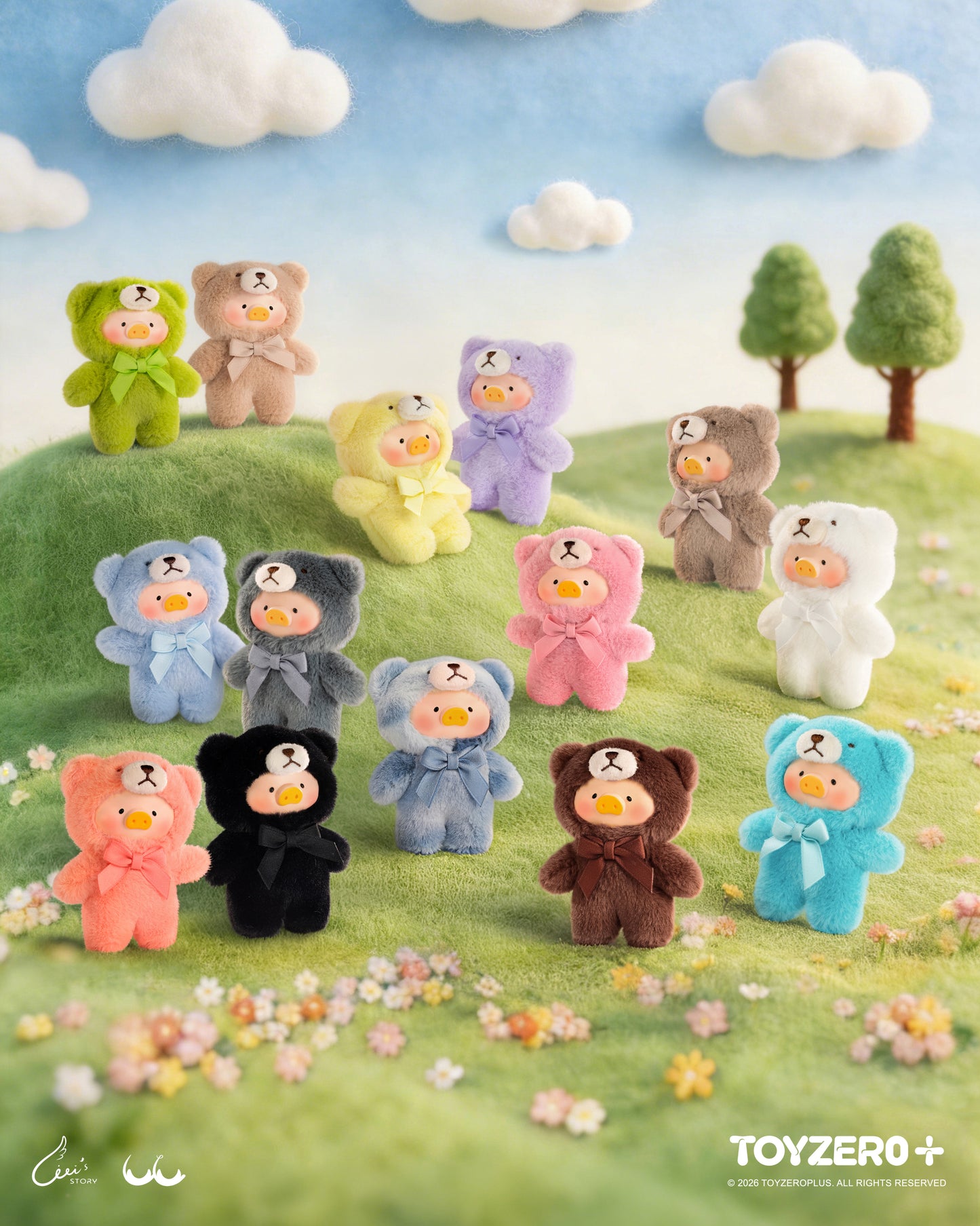 LuLu the Piggy - Teddy Mini's Whispers of Nature Series Plush Phone Charm Blind Boxes
