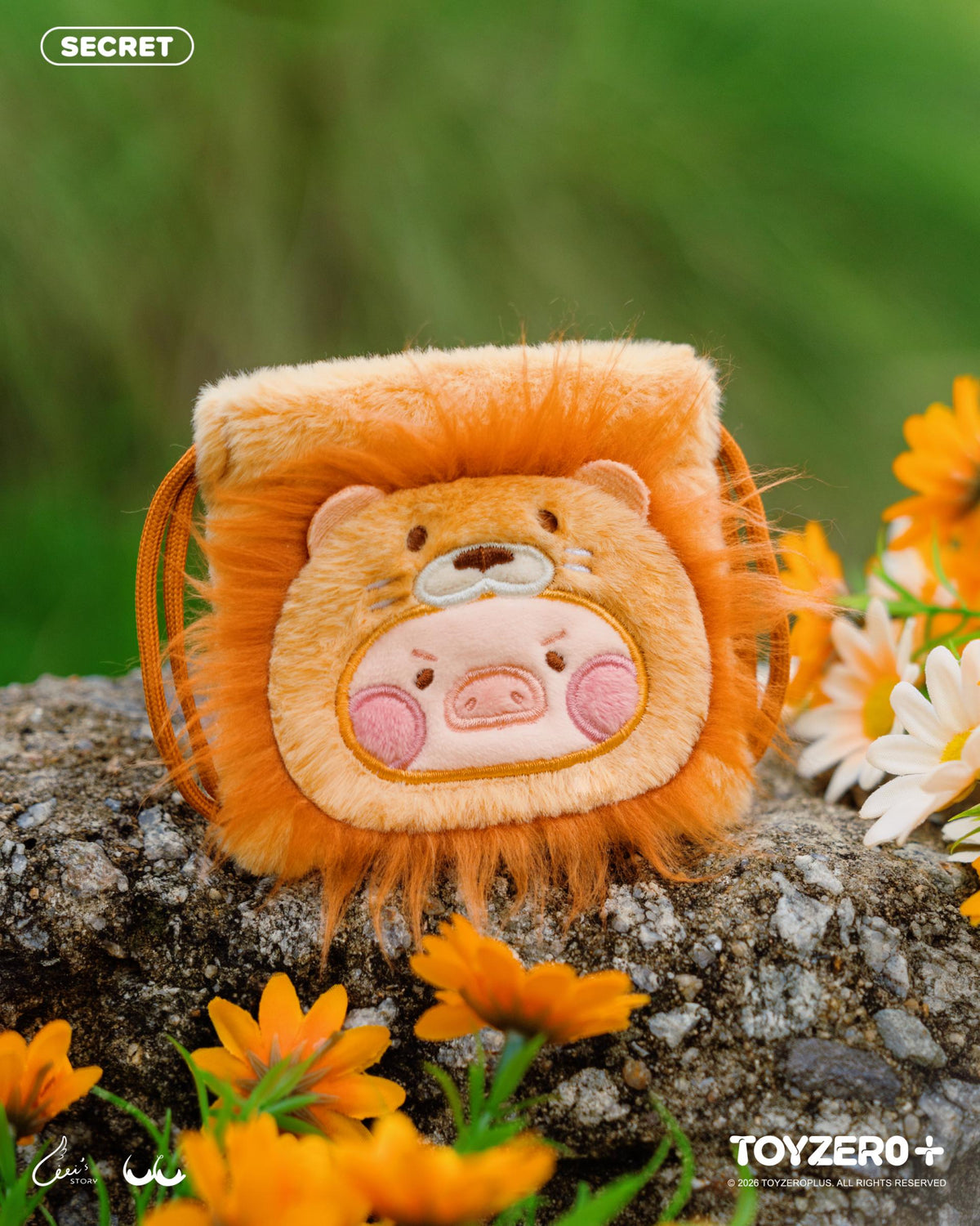 LuLu the Piggy Animal Party Vol. 2 - Mini Drawstring Plush Earphone Bag Keychain (Blind Box)