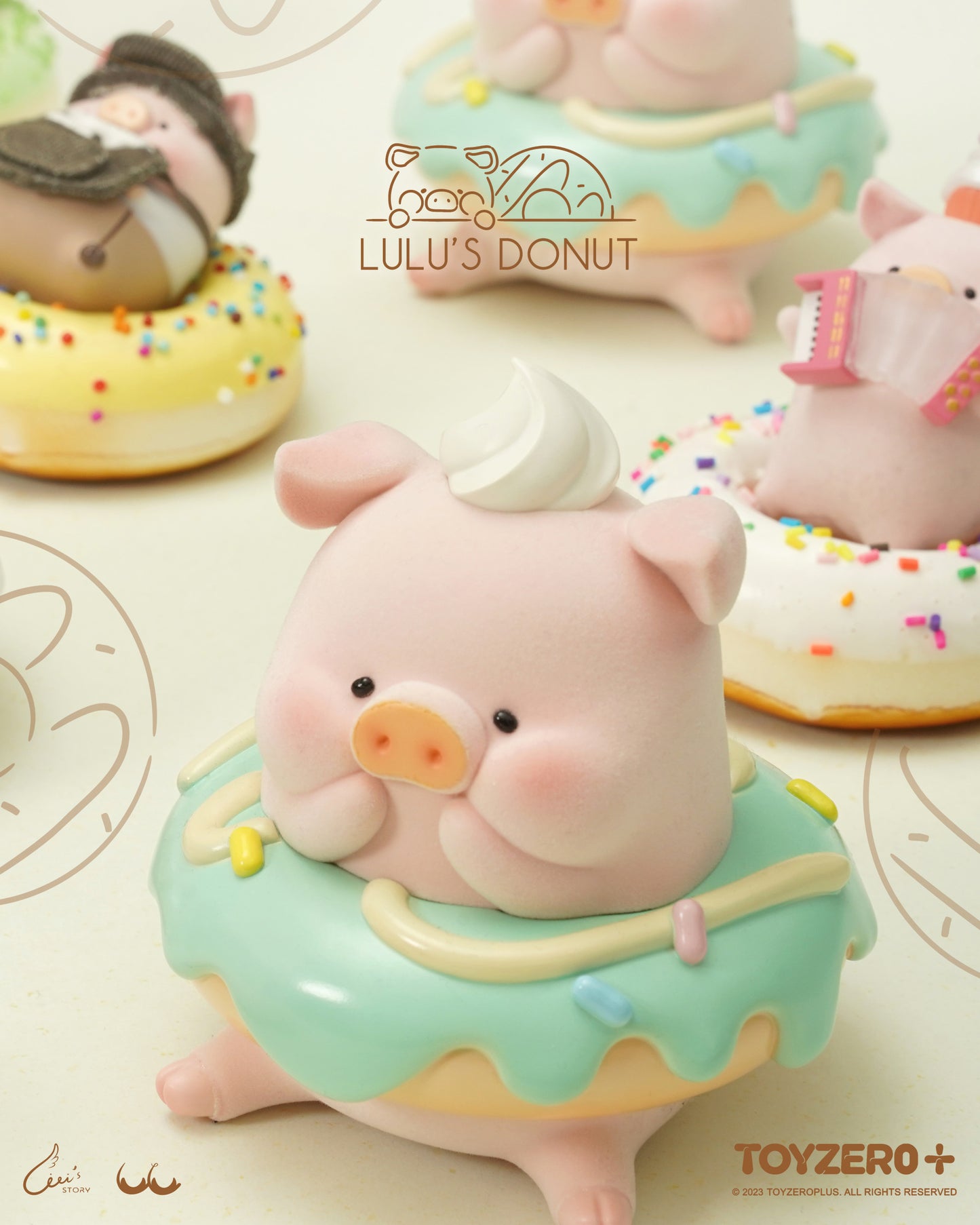 LULU THE PIGGY - XL DONUT