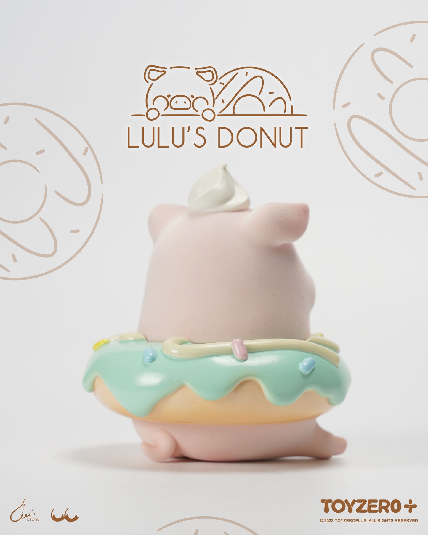 LULU THE PIGGY - XL DONUT