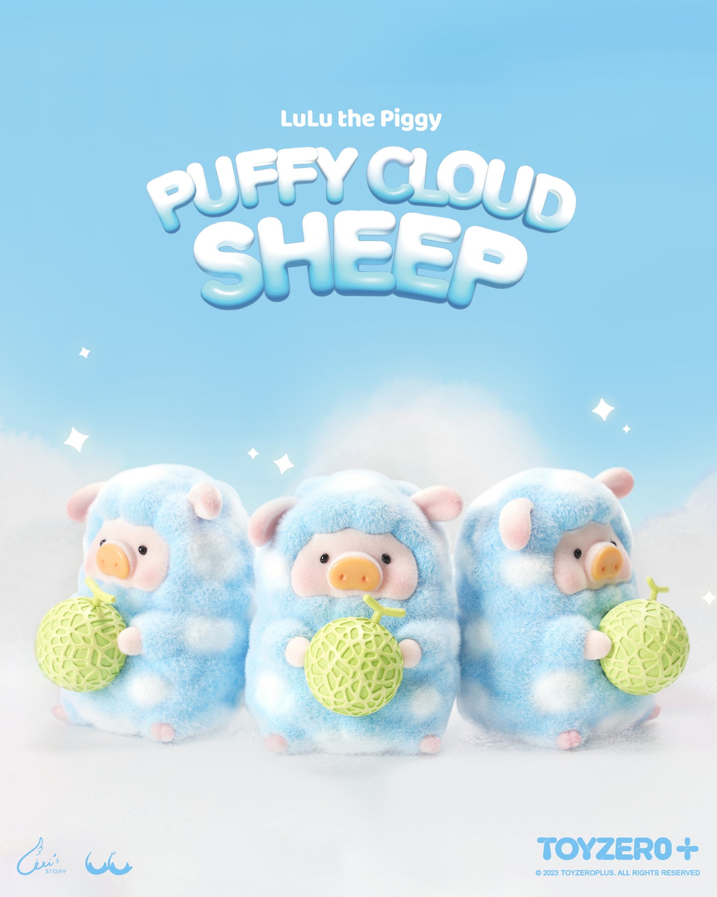 LULU THE PIGGY - PUFFY CLOUD SHEEP
