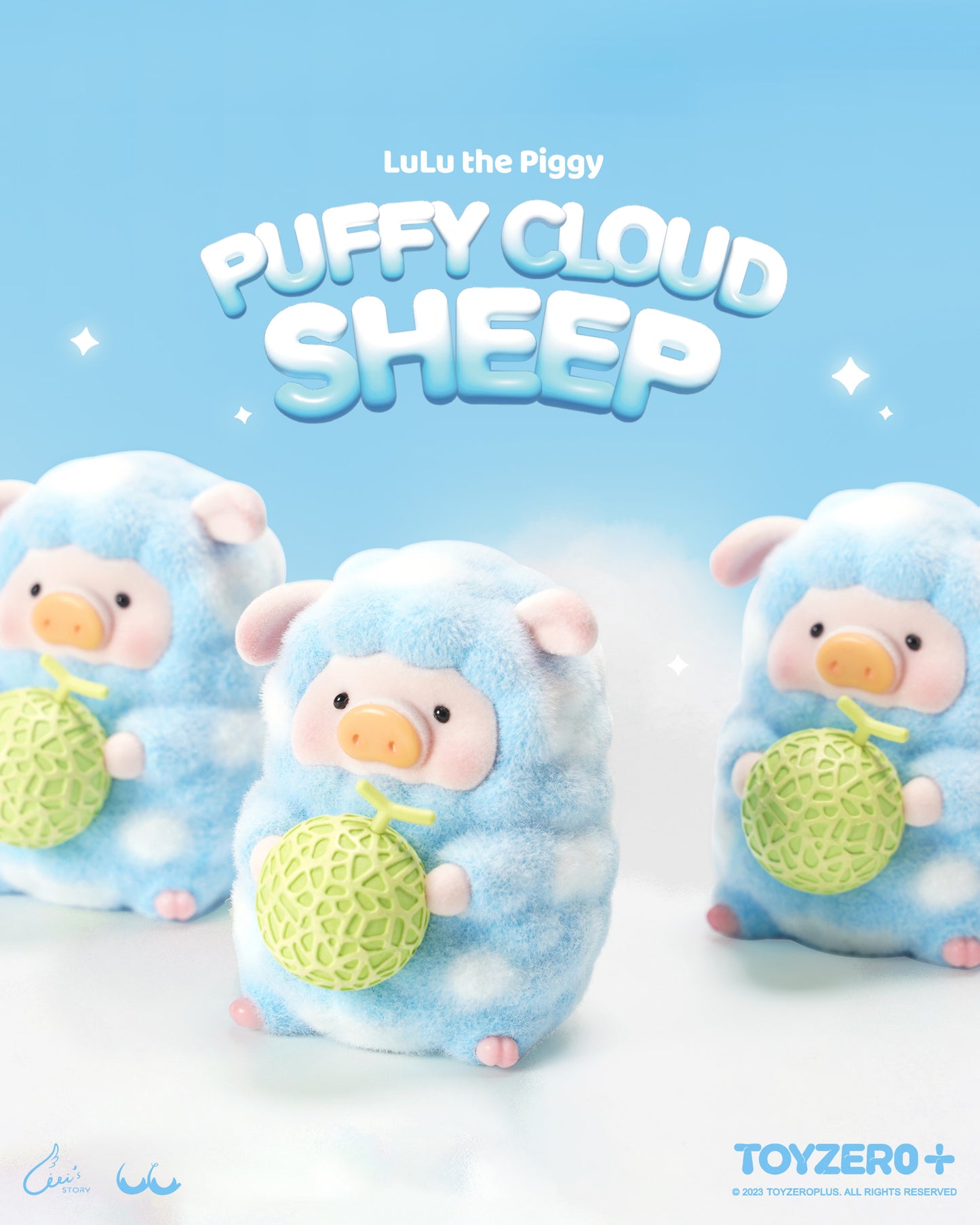 LULU THE PIGGY - PUFFY CLOUD SHEEP