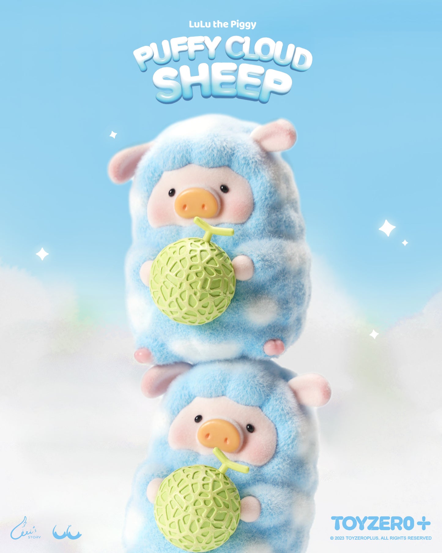 LULU THE PIGGY - PUFFY CLOUD SHEEP