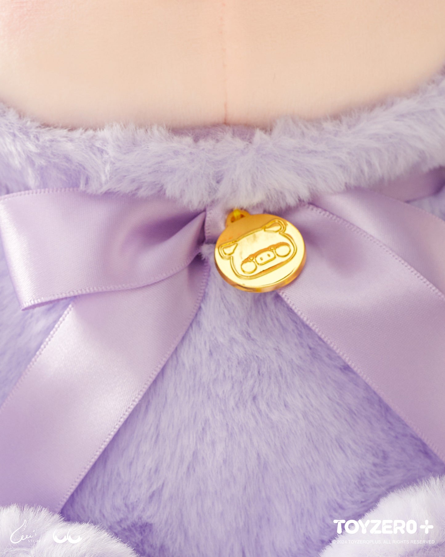 LULU THE PIGGY - 25CM TEDDY LULU PLUSH (LIMITED EDITION - LAVENDER)