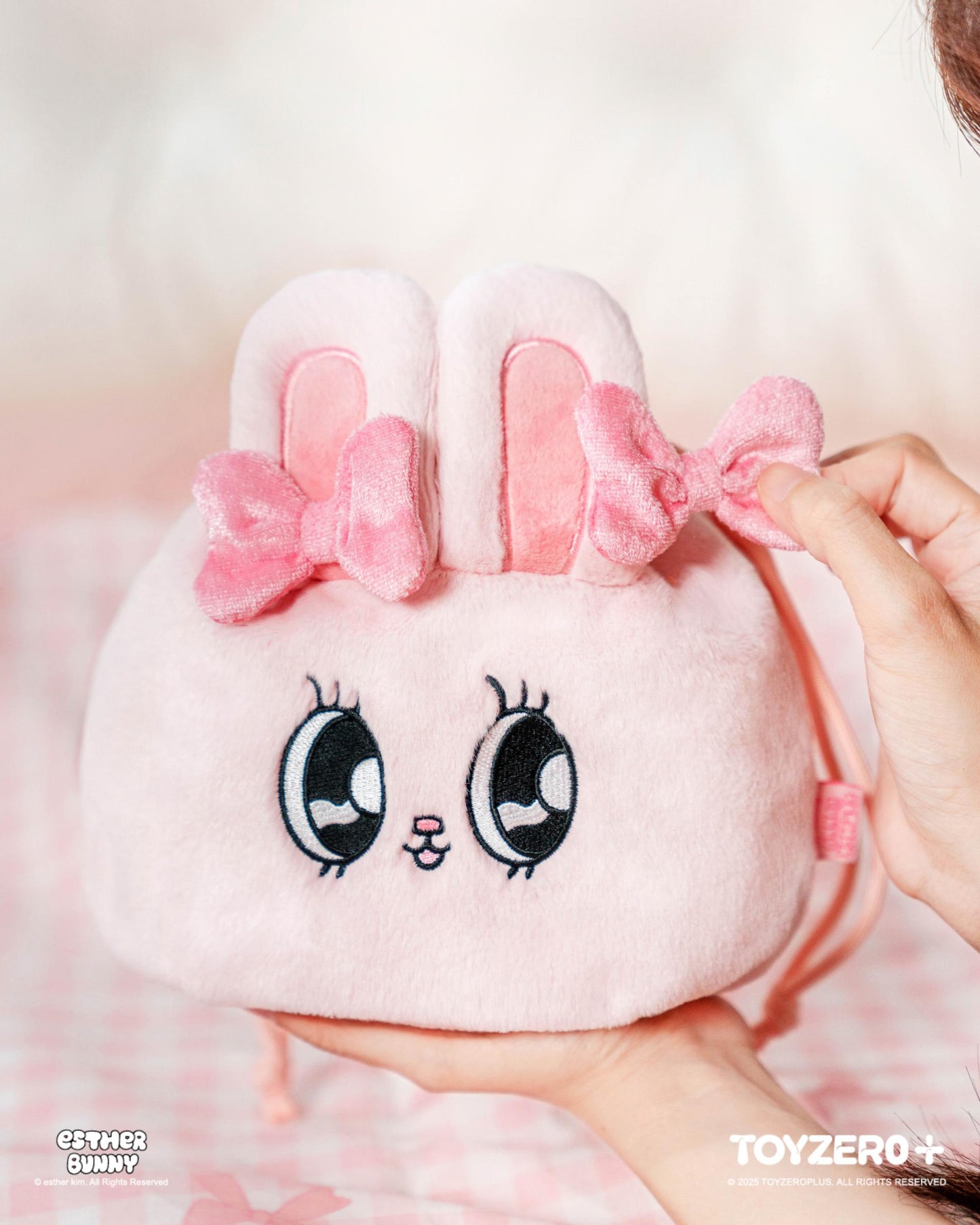 Esther Bunny - Drawstring Bag (Ribbon Bunny)