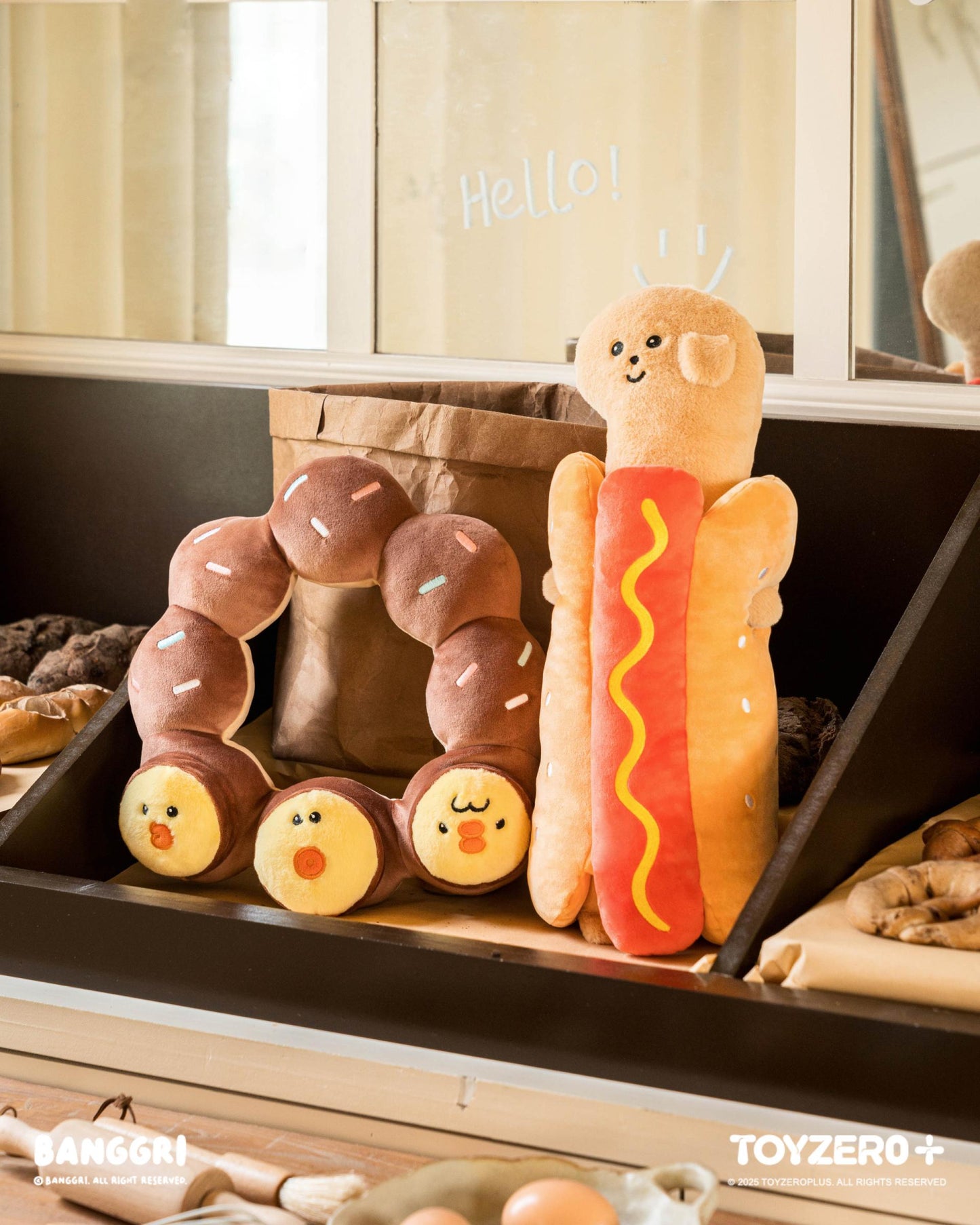 BANGGRI Bakery Series - 45cm Plush (Hot Dog GINGAE)