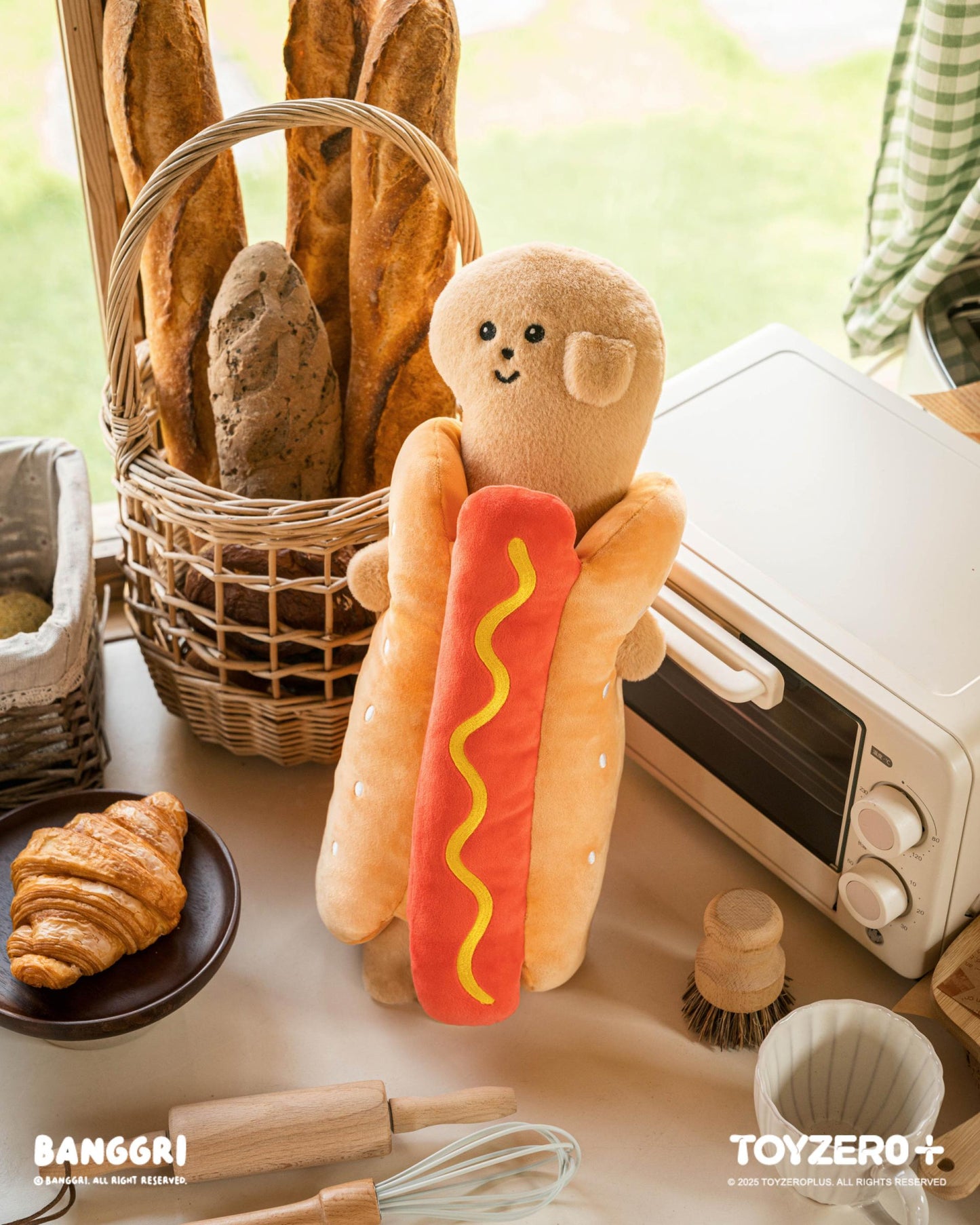 BANGGRI Bakery Series - 45cm Plush (Hot Dog GINGAE)