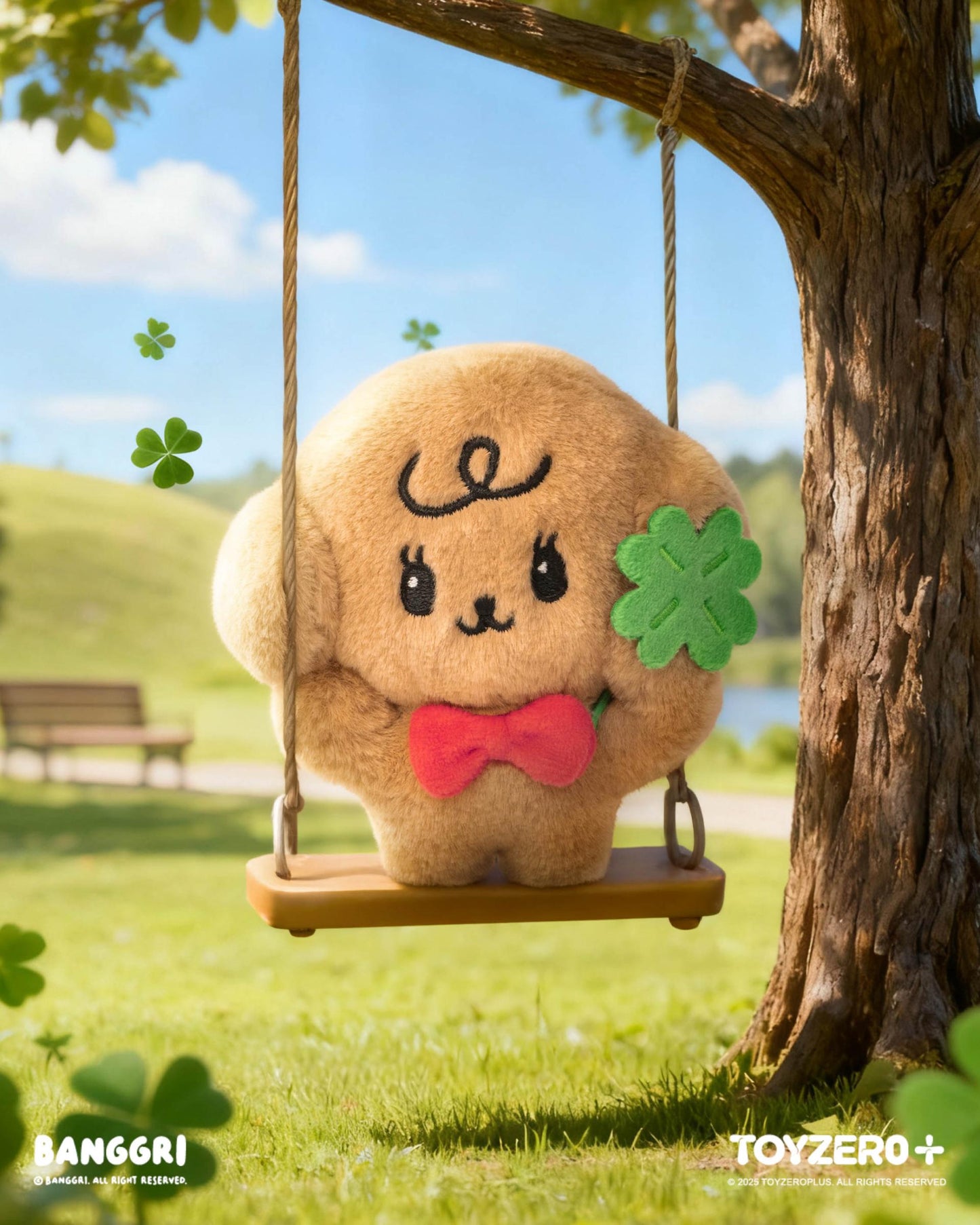 BANGGRI Generic Series - Lucky Clover Plush Keychain (Blind Box)