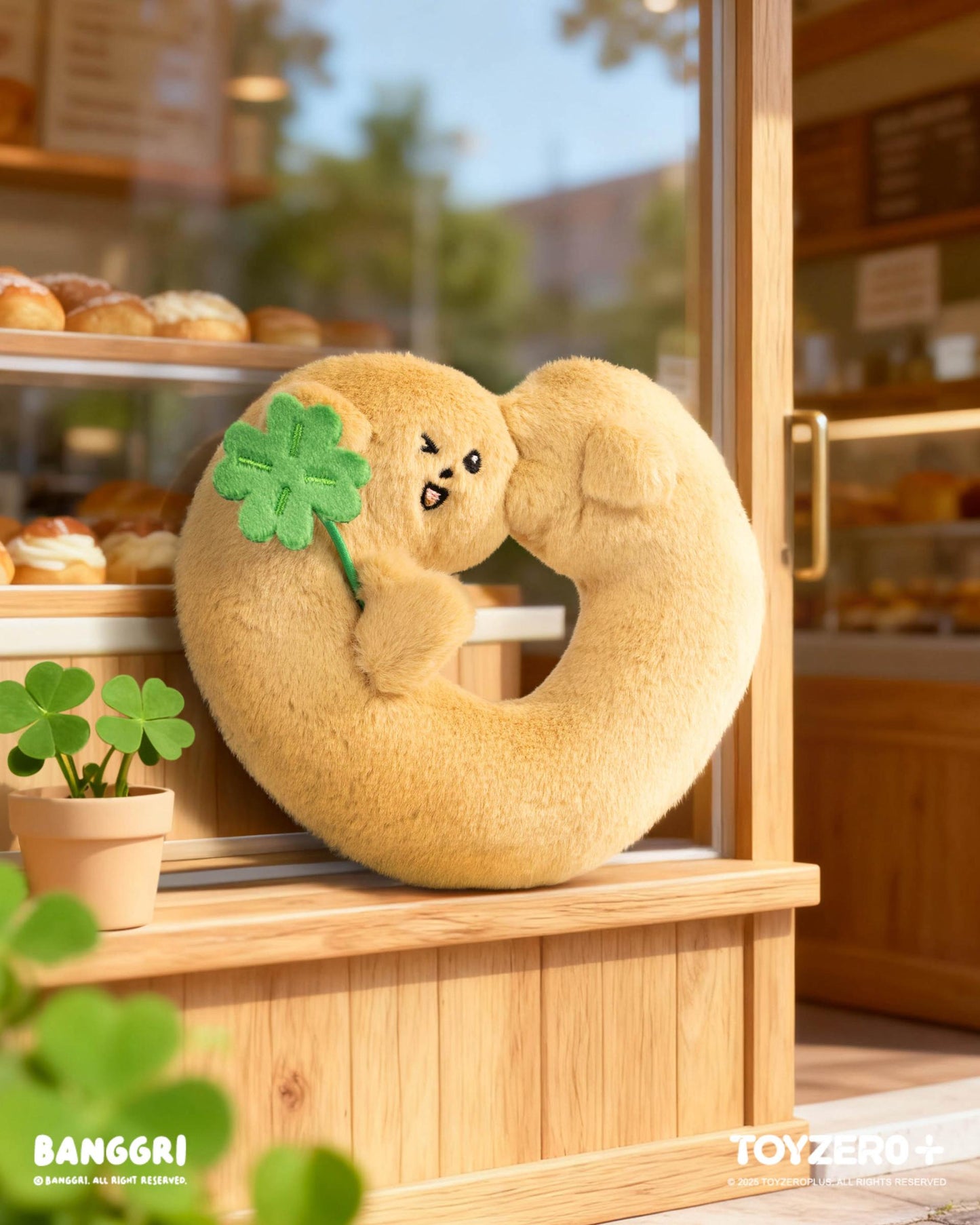 BANGGRI Generic Series - Lucky Clover Plush Keychain (Blind Box)