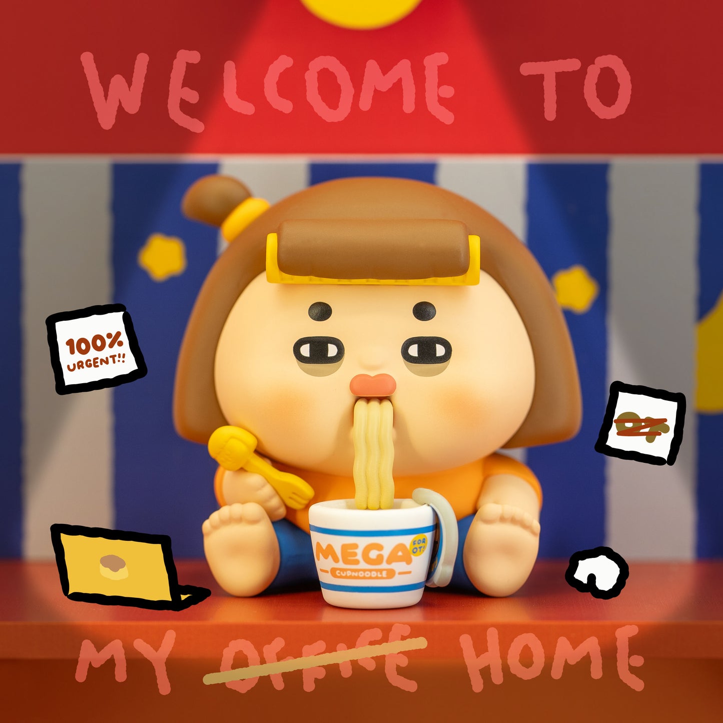 Plastic Thing – Fatty's Office Hell Blind Box