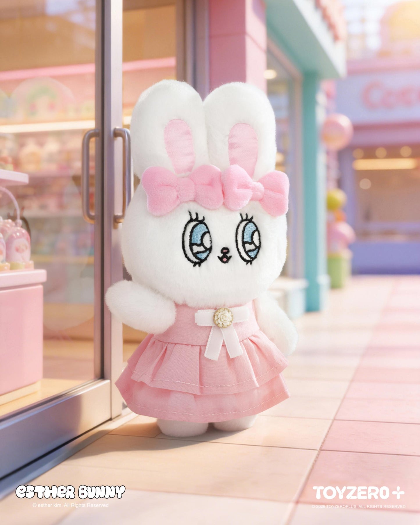 Esther Bunny - Fashion in Motion Plush Keychain Series (Blindbox)