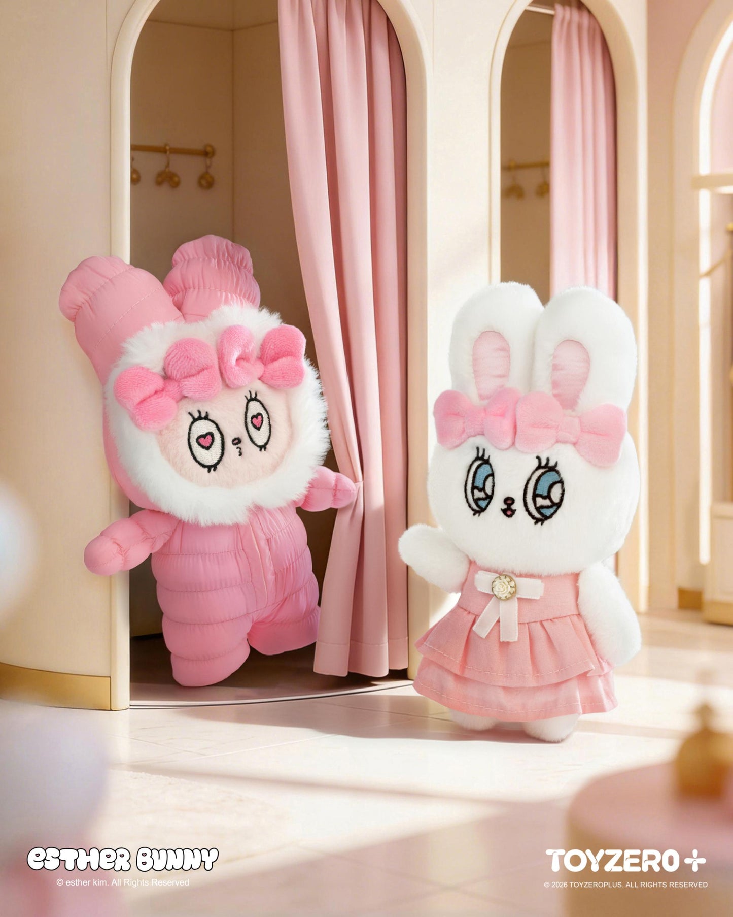 Esther Bunny - Fashion in Motion Plush Keychain Series (Blindbox)