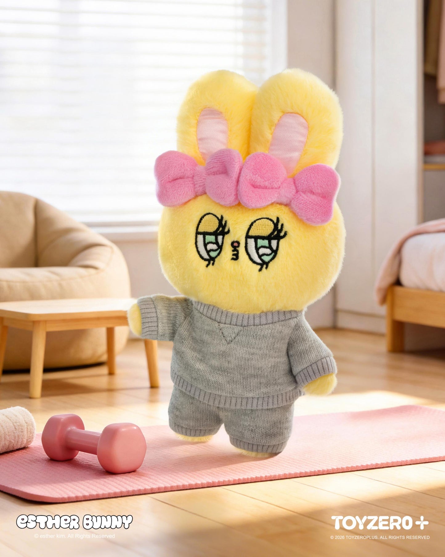 Esther Bunny - Fashion in Motion Plush Keychain Series (Blindbox)