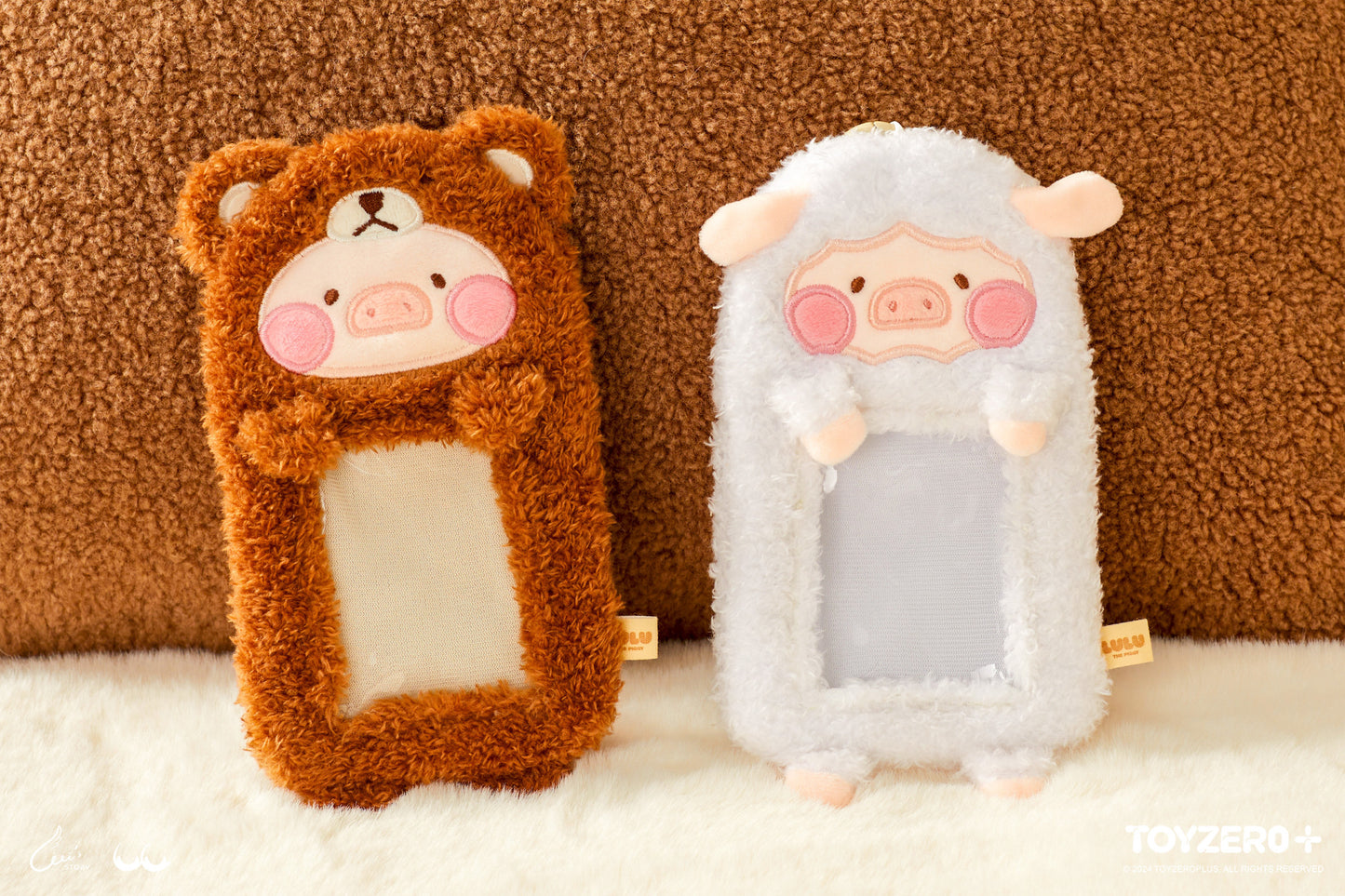 LULU THE PIGGY COSTUME SERIES - PHOTOCARD HOLDER KEYRING (BEAR LULU)