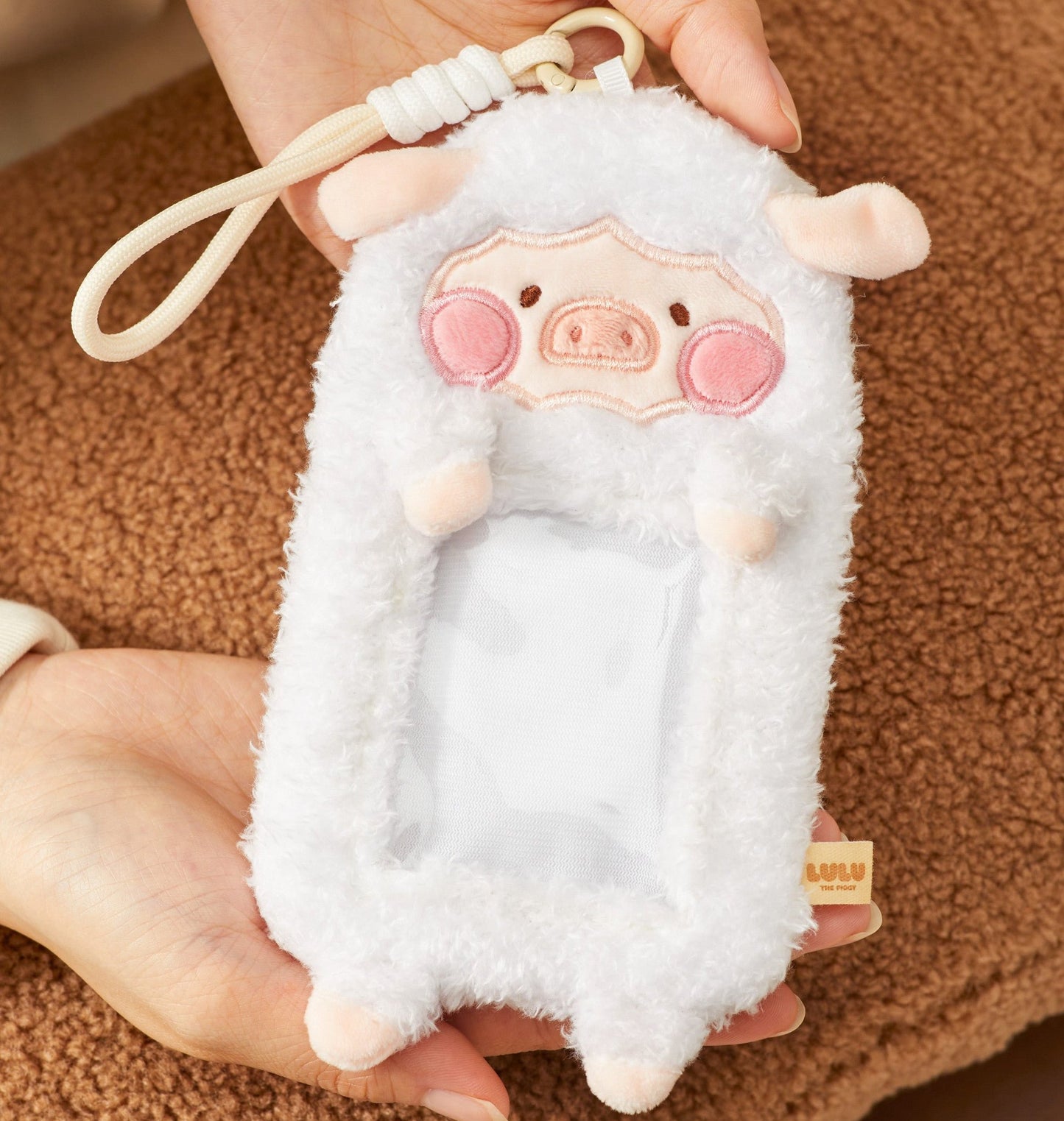 LULU THE PIGGY COSTUME SERIES - PHOTOCARD HOLDER KEYRING (SHEEP LULU)
