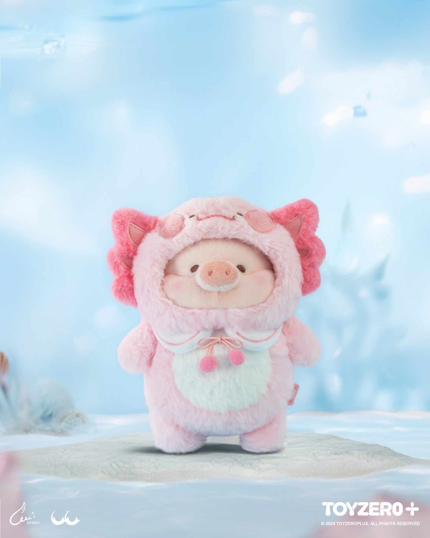 LULU THE PIGGY OCEAN - 18CM AXOLOTL LULU PLUSH TOY
