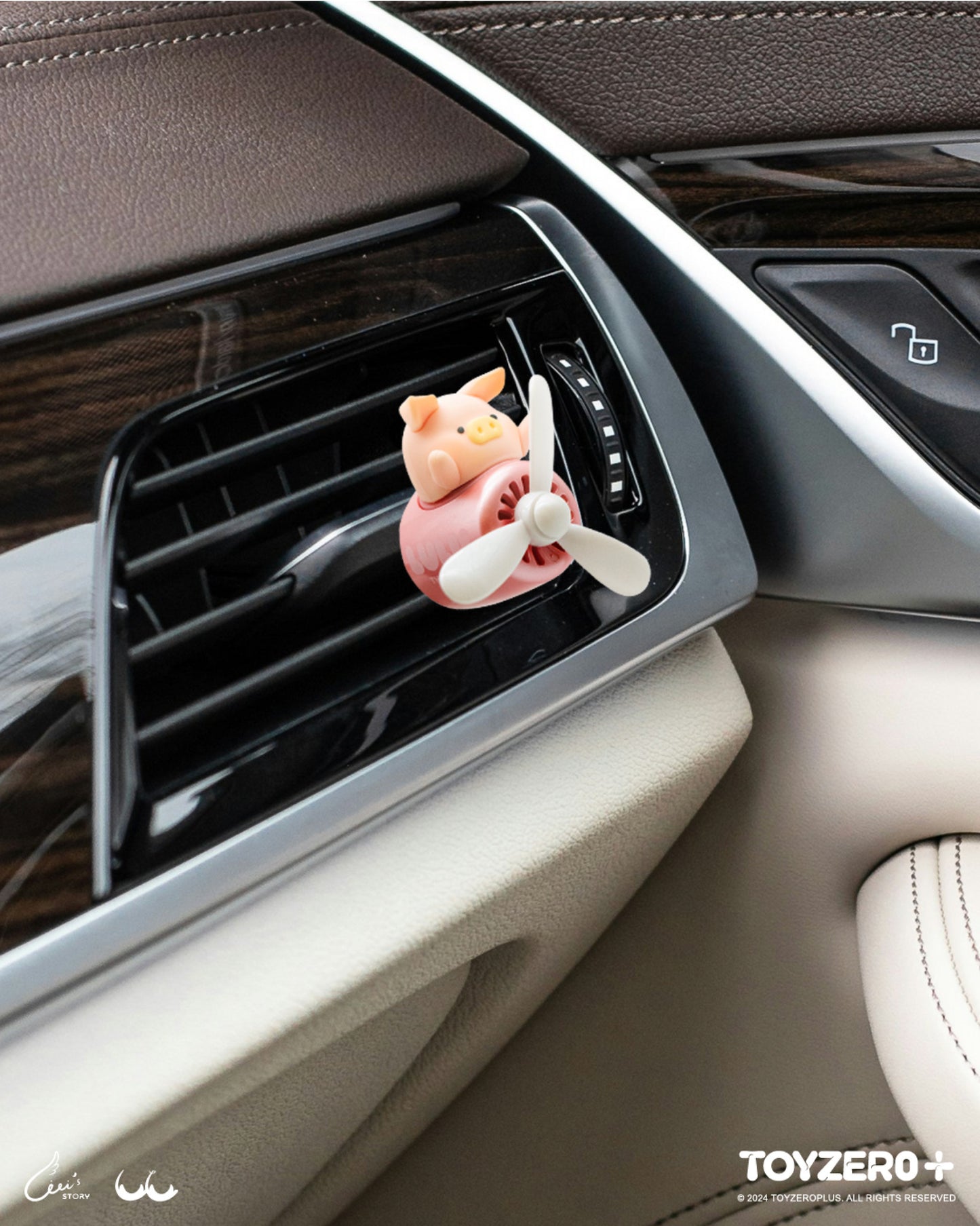 LULU THE PIGGY GENERIC - CAR AIR FRESHENER