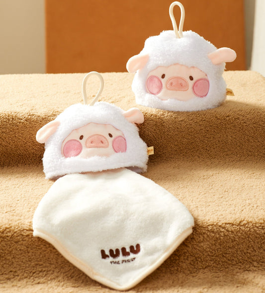 LULU THE PIGGY COSTUME SERIES - FLUFFY HAND-TOWEL (SHEEP)