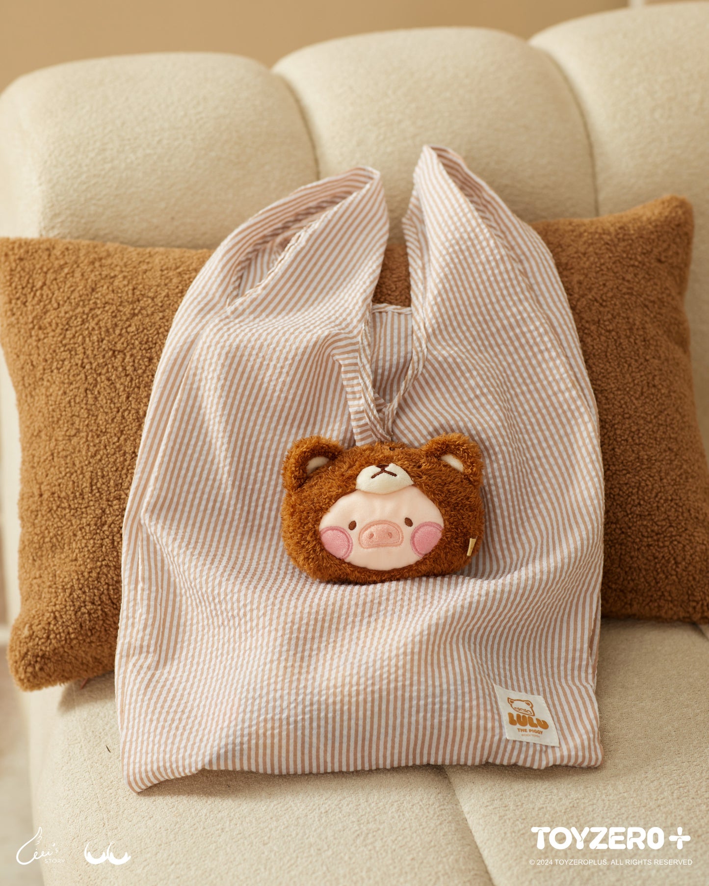 LULU THE PIGGY COSTUME SERIES - ECO BAG (BEAR)