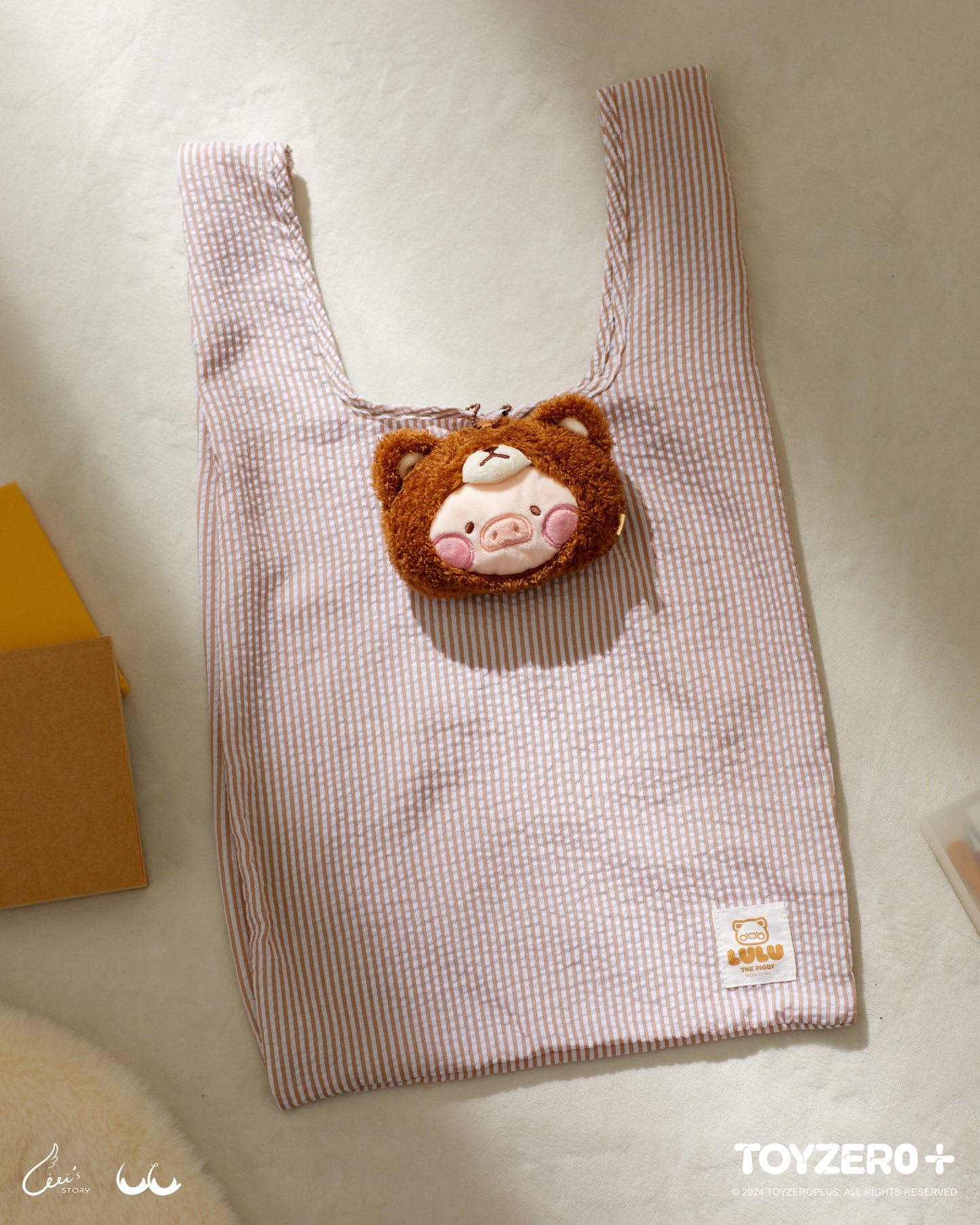 LULU THE PIGGY COSTUME SERIES - ECO BAG (BEAR)