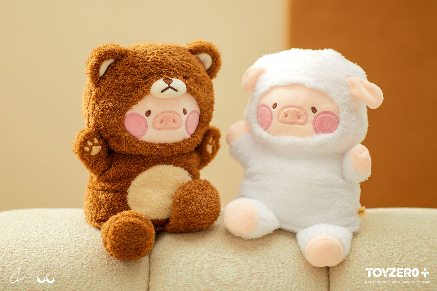 LULU THE PIGGY COSTUME SERIES - FLUFFY HAND PUPPETS (SHEEP LULU)