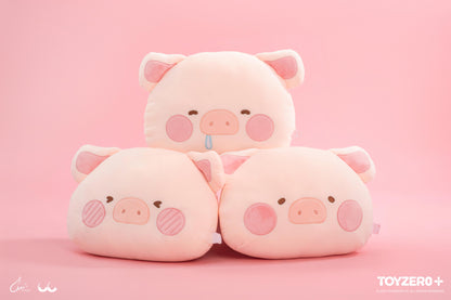 LULU THE PIGGY GENERIC - EMOJI CUSHION (HAPPY VER.)