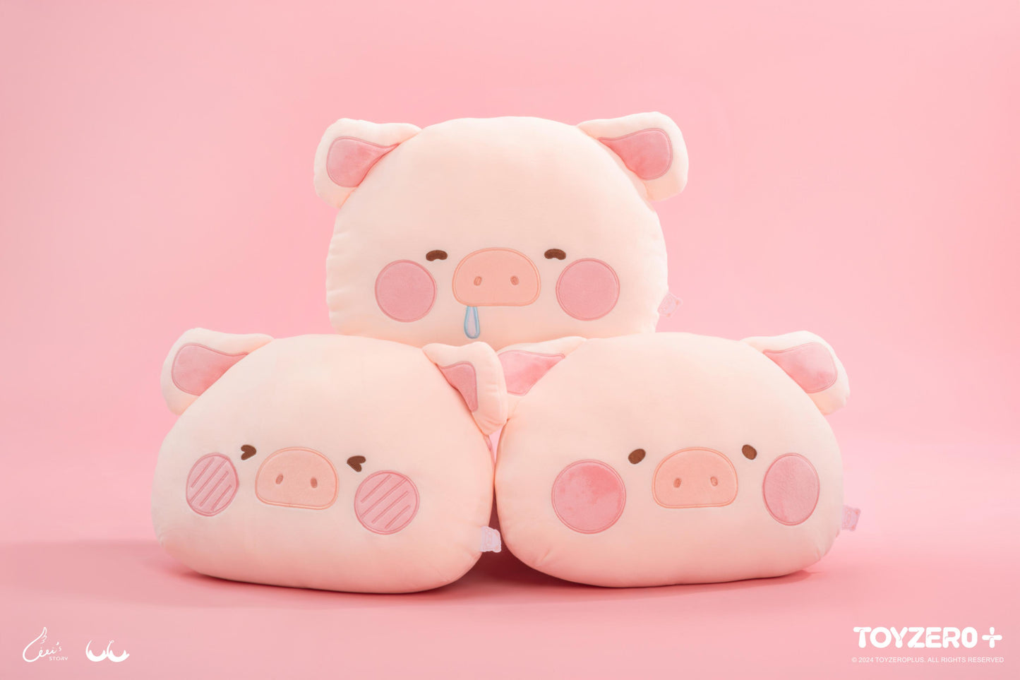 LULU THE PIGGY GENERIC - EMOJI CUSHION (HUNGRY VER.)
