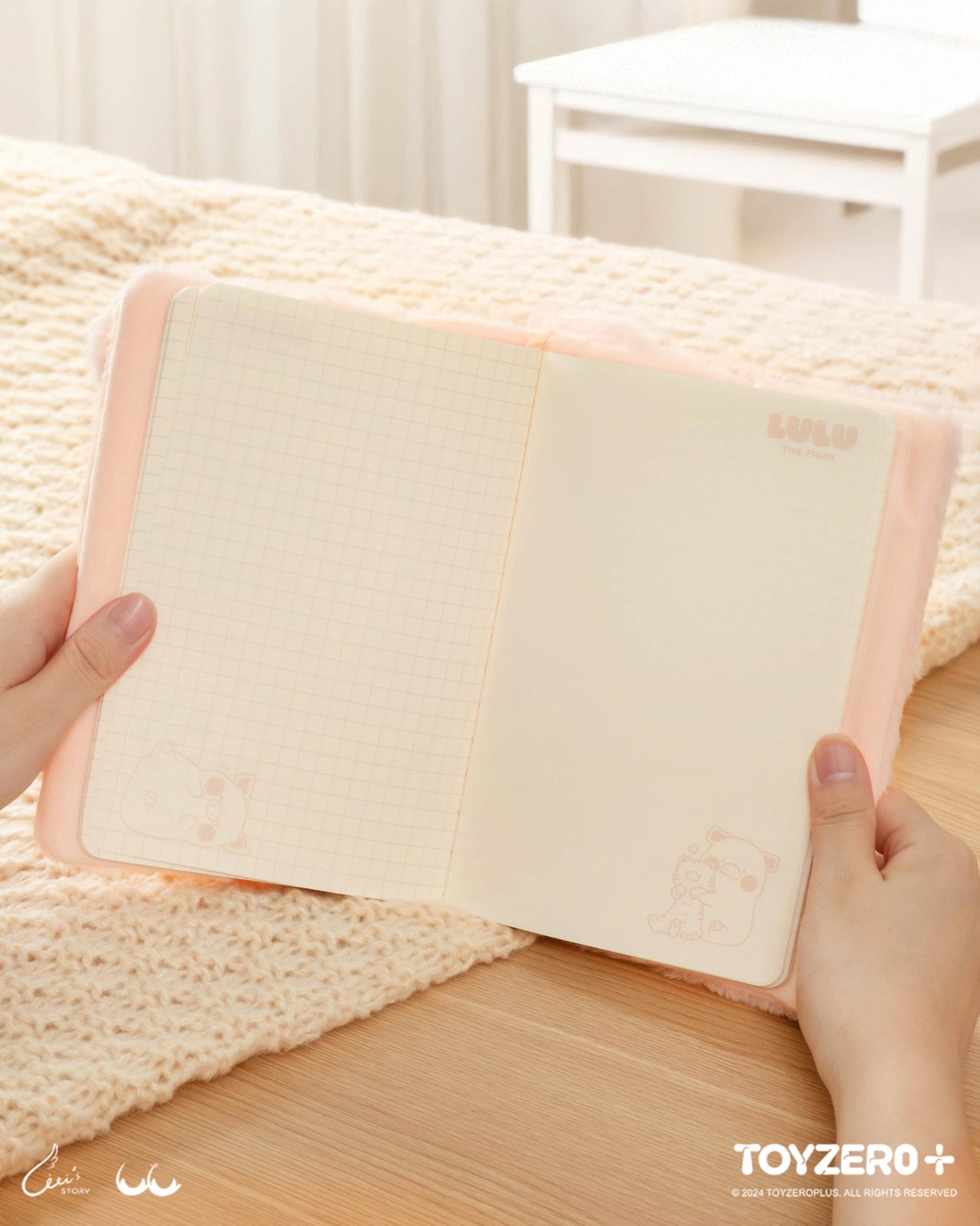 LULU THE PIGGY GENERIC - B6 PLUSH NOTE BOOK
