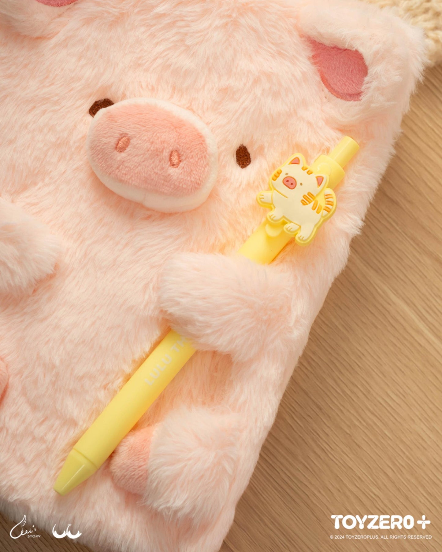 LULU THE PIGGY GENERIC - B6 PLUSH NOTE BOOK