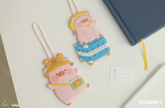 LULU THE PIGGY FIND YOUR WAY - SUITCASE TAG (Let’s Go Lu!)