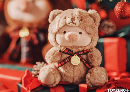 LULU THE PIGGY - 14cm TEDDY LULU PLUSH (Brown)