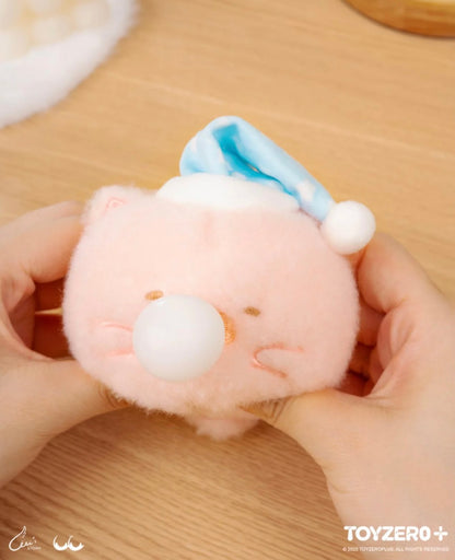 LULU THE PIGGY GENERIC - PLUSH KEYCHAIN (BLOWING BUBBLE VER.)