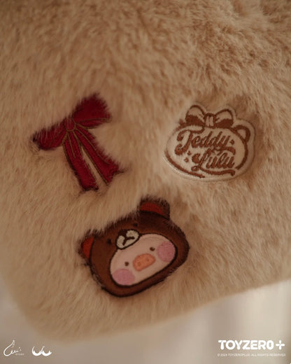LULU THE PIGGY - TEDDY LULU PLUSH TOTE BAG