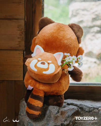 LULU THE PIGGY ANIMAL PARTY - LIVELY RED PANDA LU PLUSH