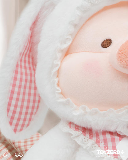 LULU THE PIGGY - 28CM BUNNY LULU PLUSH (WHITE VER.)